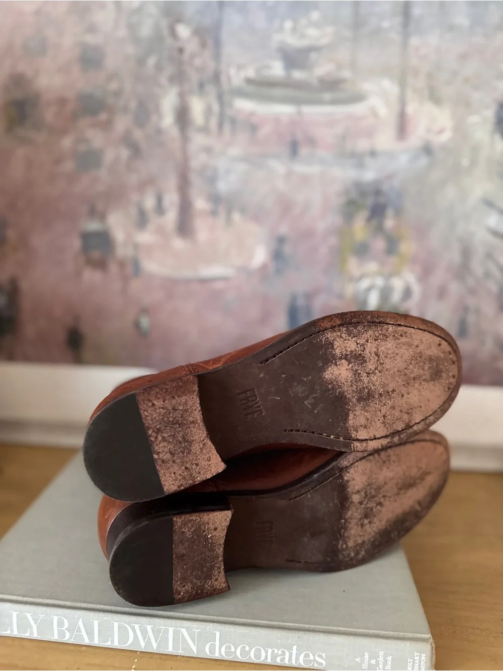 Frye Brown Leather Ankle Boots - Size 7B